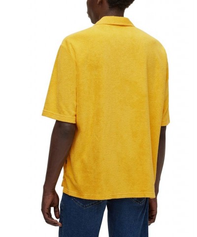 BOSS Men's Regular-Fit Shirt Yellow $46.28 Shirts