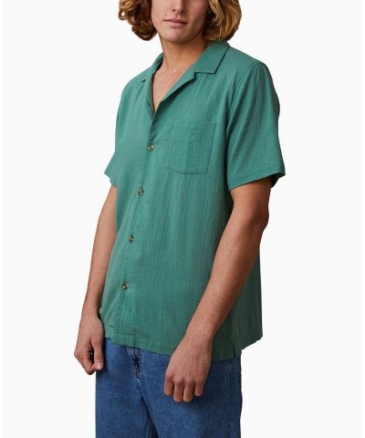 Men's Riviera Short Sleeve Shirt Green $19.71 Shirts