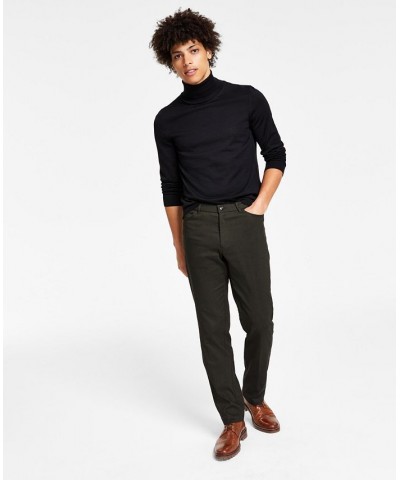 Men's TH Flex Modern Fit Four-Pocket Twill Pants Green $23.04 Pants