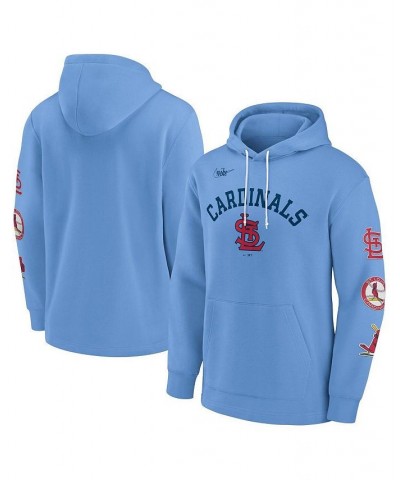 Men's Light Blue St. Louis Cardinals Rewind Lefty Pullover Hoodie $39.90 Sweatshirt