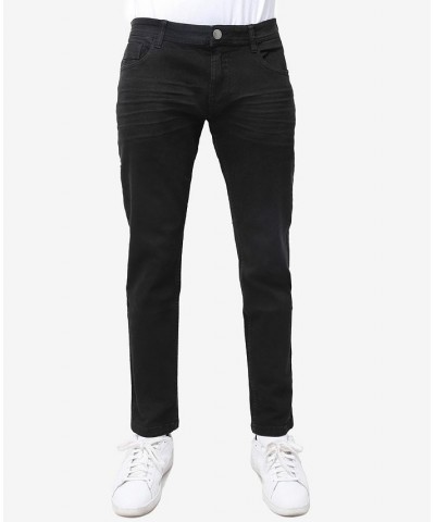 Men's Stretch Twill Colored Pants Jet Black $25.20 Pants