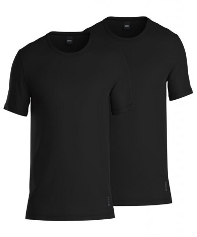 Men's 2-Pk. Modern Solid Crewneck T-Shirts Black $20.80 Undershirt
