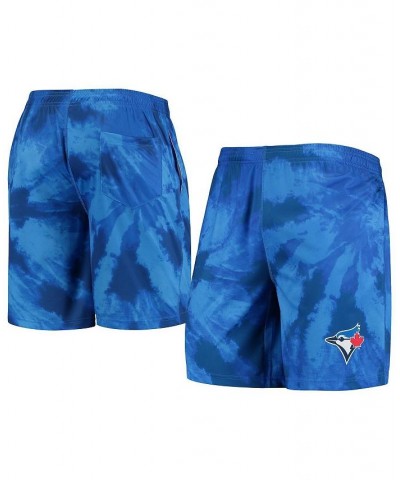 Men's Royal Toronto Blue Jays Tie-Dye Training Shorts $20.25 Shorts