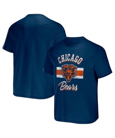 Men's NFL x Darius Rucker Collection by Navy Chicago Bears Stripe T-shirt $19.11 T-Shirts
