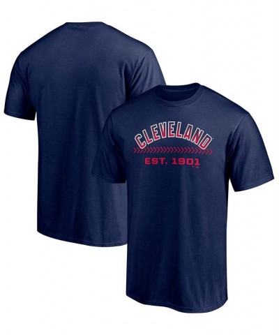 Men's Navy Cleveland Indians Total Dedication T-shirt $13.02 T-Shirts
