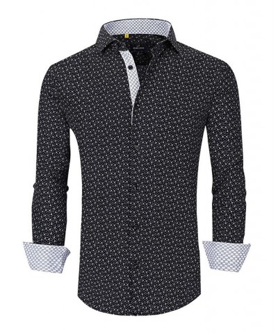 Men's Slim Fit Business Nautical Button Down Dress Shirt $16.45 Dress Shirts