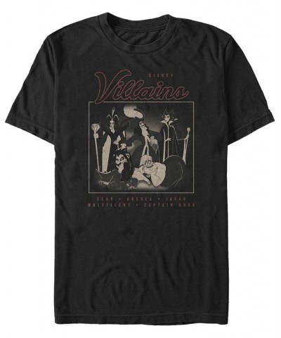 Disney Men's Villains Group Portrait, Short Sleeve T-Shirt Black $20.64 T-Shirts
