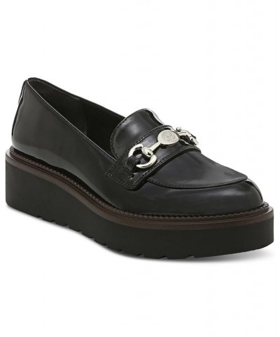 Mayaa Lug-Sole Loafers Black $51.74 Shoes