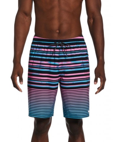 Men's Fade Stripe Breaker 9" Swim Trunks PD04 $31.11 Swimsuits