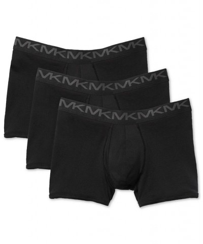 Men's Performance Cotton Boxer Briefs, 3-Pack Black $21.53 Underwear
