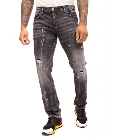Men's Modern Drip Denim Jeans $68.40 Jeans