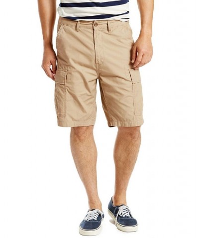 Men's Big and Tall Loose Fit Carrier Cargo Shorts Tan/Beige $27.49 Shorts