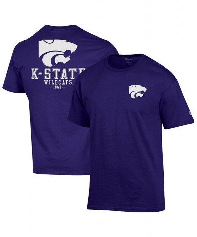 Men's Purple Kansas State Wildcats Stack 2-Hit T-shirt $20.25 T-Shirts