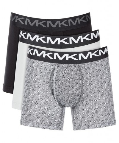 Men's Performance Cotton Fashion Boxer Briefs, Pack of 3 Black $27.30 Underwear