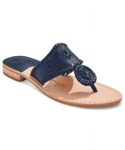 Women's Jacks Slip-On Flat Sandals PD08 $48.30 Shoes