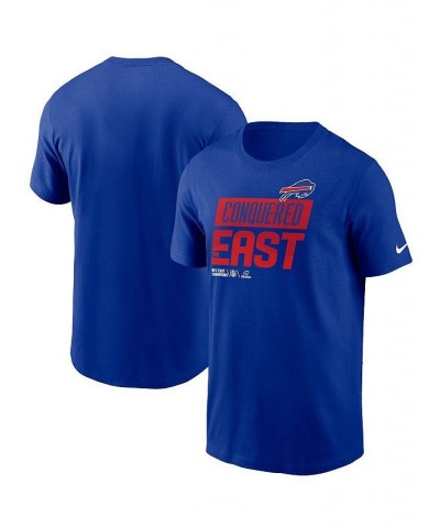 Men's Royal Buffalo Bills 2022 AFC East Division Champions Locker Room Trophy Collection T-shirt $21.00 T-Shirts