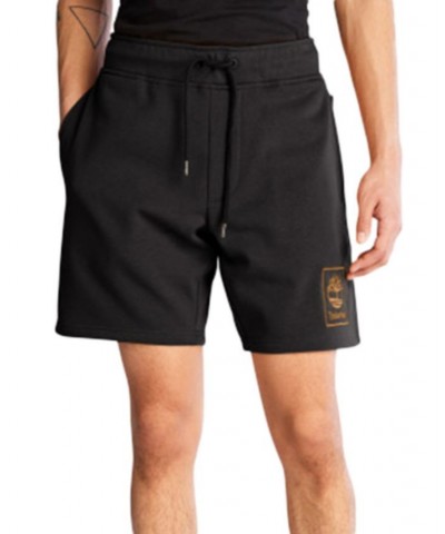 Men's Stack Logo Sweatshort Black $23.78 Shorts