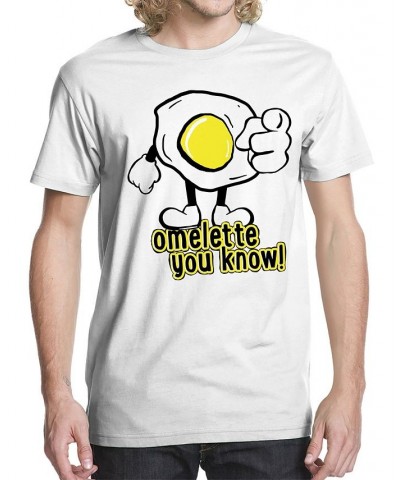 Men's Omelette You Know V1 Graphic T-shirt $16.80 T-Shirts