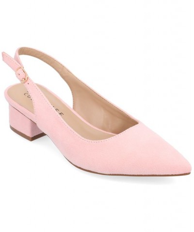Women's Sylvia Slingback Heel Pink $52.24 Shoes