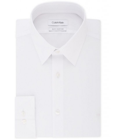 Men's Slim-Fit Stretch Flex Collar Dress Shirt White $20.27 Dress Shirts