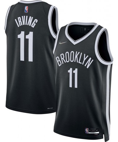 Men's Kyrie Irving Black Brooklyn Nets 2021/22 Diamond Swingman Jersey - Icon Edition $51.36 Jersey