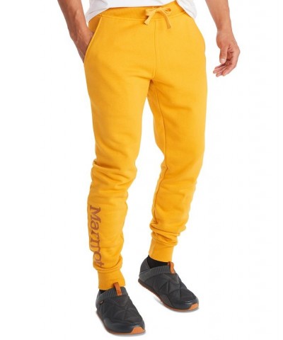 Men's Coastal Logo Jogger Pants Gold $26.99 Pants