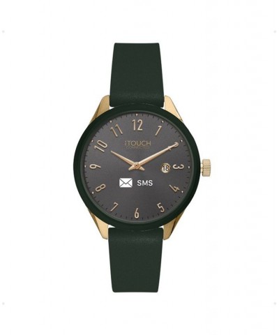 Connected Unisex Olive Silicone Strap Smart Watch 38mm $25.64 Watches