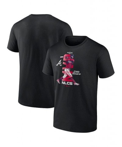 Men's Eddie Rosario Black Atlanta Braves 2021 National League Champions MVP T-shirt $16.20 T-Shirts