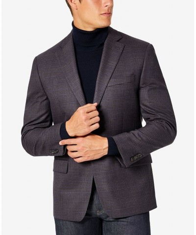 Men's Modern-Fit Pattern Check Sport Coats PD03 $103.70 Blazers