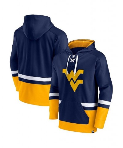 Men's Branded Navy West Virginia Mountaineers First Battle Pullover Hoodie $37.50 Sweatshirt