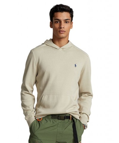Men's Hybrid Cotton Hooded Sweater Blue $32.32 Sweaters