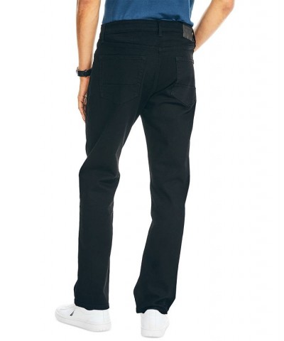 Men's Vintage Straight-Fit Stretch Denim 5-Pocket Jeans Black Ink $30.80 Jeans
