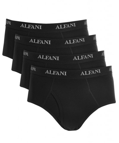 Men's 4-Pk. Moisture-Wicking Cotton Briefs Black $20.00 Underwear