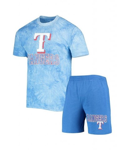Men's Royal Texas Rangers Billboard T-shirt and Shorts Sleep Set $23.03 Pajama